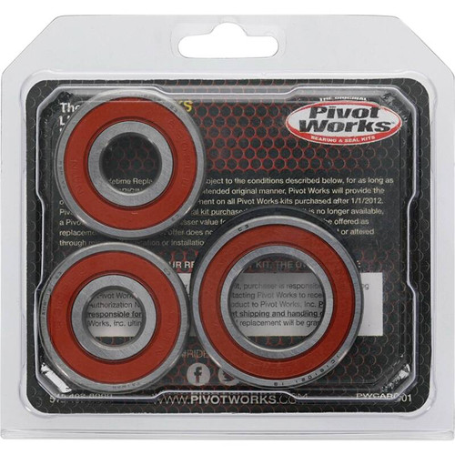 Pivot Works Honda Wheel Bearing Kit Premium Bearings - 25-1797-P Photo - Primary