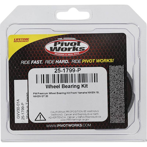 Pivot Works Yamaha Wheel Bearing Kit Premium Bearings - 25-1799-P Photo - Primary