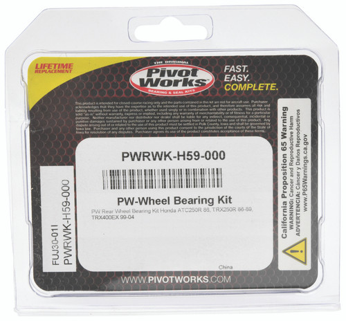 Pivot Works 1986 Honda ATC250R PW Rear Wheel Bearing Kit - PWRWK-H59-000 Photo - Primary