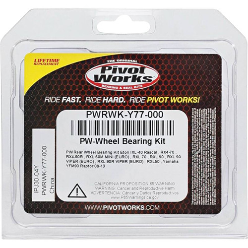 Pivot Works  Eton IXL-40 Rascal PW Rear Wheel Bearing Kit - PWRWK-Y77-000 Photo - Primary