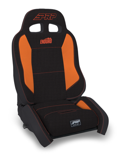 PRP EnduroCrawl Reclining Suspension Seat - Black/Orange Tweed - Driver - A9001044-50-207 Photo - Primary