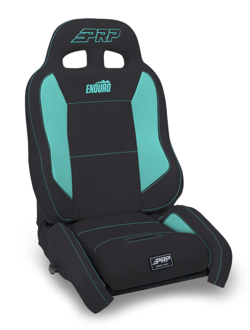 PRP EnduroCrawl Reclining Suspension Seat - Black/Teal Vinyl - Passenger - A9001045-201-238 Photo - Primary