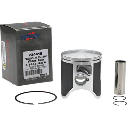 Vertex Piston 1997 Yamaha YZ 125 125cc Cast Replica Piston Kit - 22441B Photo - Primary