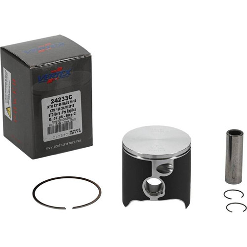 Vertex Piston 16-22 KTM 150 SX 150cc Cast Race Piston Kit - 24233C Photo - Primary