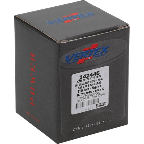 Vertex Piston 2024 KTM 300 EXC 300cc Cast Replica Piston Kit - 24244C Photo - Primary