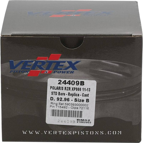 Vertex Piston 2014 Polaris RZR 4 900 900cc Cast Replica Piston Kit - 24409B Photo - Primary