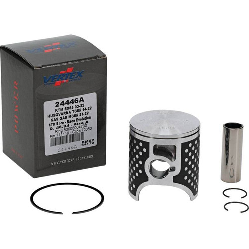 Vertex Piston 03-24 KTM 85 SX 85cc Cast Race Evolution Piston Kit - 24446A Photo - Primary