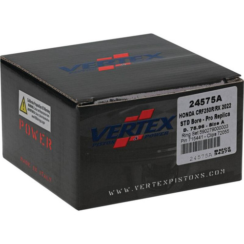 Vertex Piston 22-24 Honda CRF 250 R 250cc Forged Replica Piston Kit - 24575A Photo - Primary