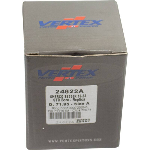 Vertex Piston 16-24 Sherco SE-R 300 300cc Cast Replica Piston Kit - 24622A Photo - Primary