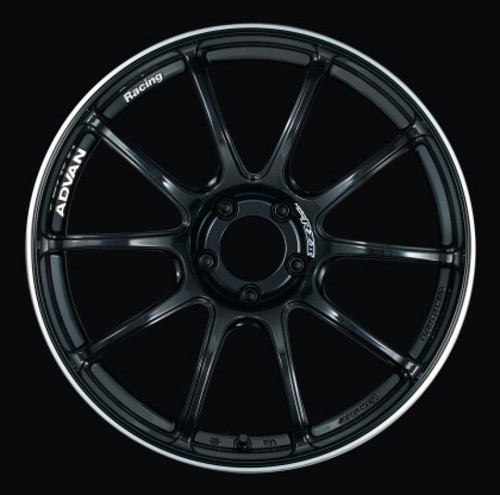 Advan RZII 17x8.0 +45 5x114.3 Racing Gloss Black & Ring Wheel - YAZ7G45EB User 1