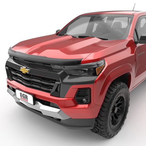 EGR 16-24 Nissan Titan XD Superguard Hood Guard - Matte Black - 309595 Photo - Primary