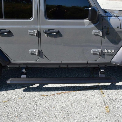 Westin 18-24 Jeep Wrangler JL Unlimited 4dr Pro-e Running Boards - Tex. Blk - 29-24065 Photo - Mounted