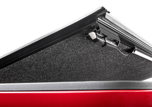 UnderCover 17-20 Ford Super Duty 80.4in Fusion Bed Cover - Magma Red - AR22021L-E2 Photo - Mounted