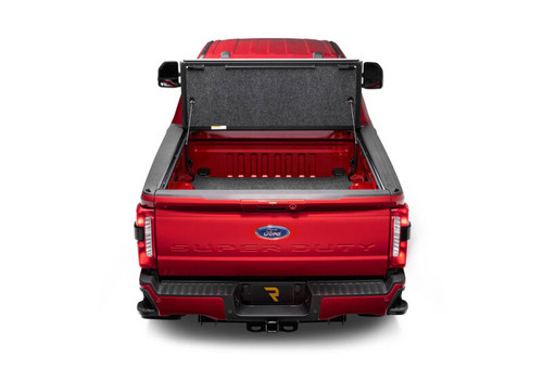 UnderCover 17-20 Ford Super Duty 80.4in Fusion Bed Cover - Shadow Black - AR22021L-G1 Photo - Mounted