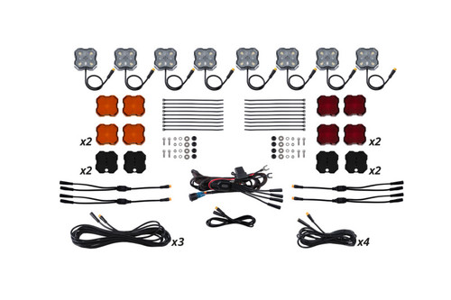 Diode Dynamics Stage Series Single-Color LED Rock Light Kit - 8-Pack - DD7743 Photo - Primary