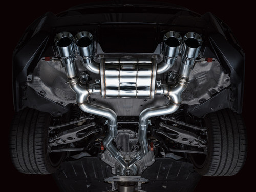 AWE Tuning 23-24 BMW G87 M2 SwitchPath Edition Exhaust - Chrome Silver Tips - 3025-42487 Photo - Mounted