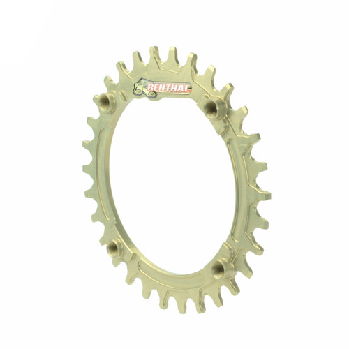 Renthal 1XR Chainring 104 mm. BCD 30T - Hard Anodized Aluminum Gold - MCR107-564-30PHA Photo - Primary