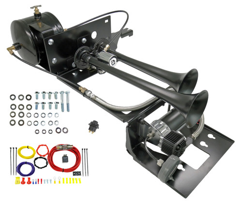 Kleinn 97-06 Jeep Wrangler TJ/ LJ Onboard Air System w/ Model 102 Horns - TJ102 Photo - Primary