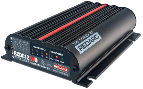 REDARC DC/DC 4-Stage In-Vehicle Battery Charger - 12V 50A - BCDC1250D Photo - Primary