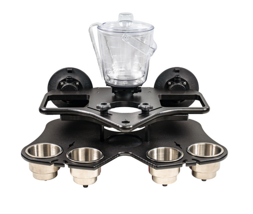 SeaSucker Double Decker Party Barge Portable Bar - Black - MC5348B User 1