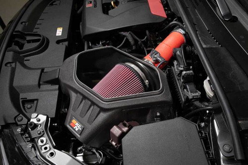 K&N 2023+ Toyota GR Corolla L3 1.6L Typhoon Performance Air Intake System - 69-8625TWR Photo - Mounted