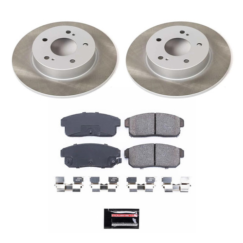 Power Stop 01-03 Nissan Maxima Rear Semi-Coated Rotor Kit - SC1169 Photo - Primary