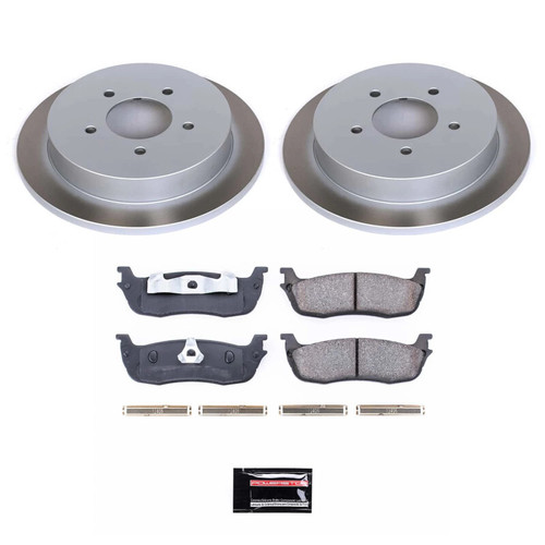 Power Stop 98-00 Lincoln Navigator Rear Semi-Coated Rotor Kit - SC1872 Photo - Primary