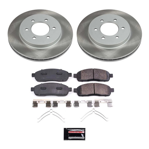 Power Stop 06-08 Lincoln Mark LT Front Semi-Coated Rotor Kit - SC1943 Photo - Primary