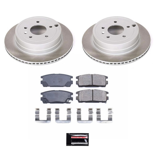 Power Stop 07-09 Suzuki XL-7 Rear Semi-Coated Rotor Kit - SC2092 Photo - Primary