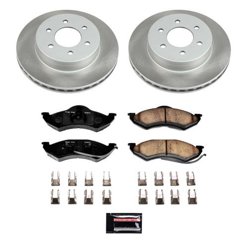 Power Stop 98-99 Dodge Durango Front Semi-Coated Rotor Kit - SC2138 Photo - Primary