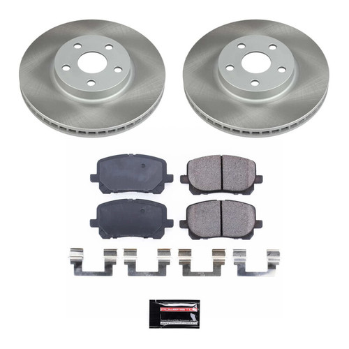 Power Stop 03-08 Toyota Matrix Front Semi-Coated Rotor Kit - SC2316 Photo - Primary