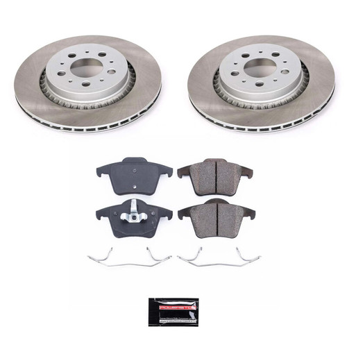Power Stop 03-14 Volvo XC90 Rear Semi-Coated Rotor Kit - SC3039 Photo - Primary