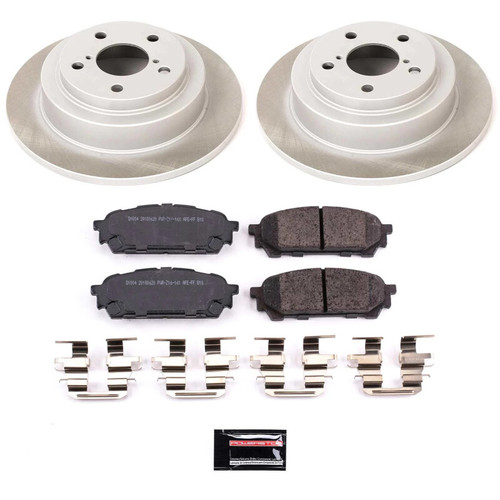 Power Stop 03-07 Subaru Impreza Rear Semi-Coated Rotor Kit - SC447 Photo - Primary