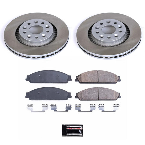 Power Stop 08-09 Mercury Sable Front Semi-Coated Rotor Kit - SC4599 Photo - Primary