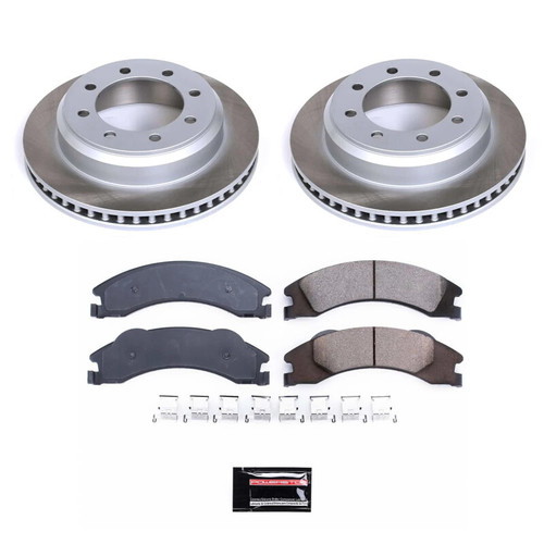 Power Stop 17-18 Ford E-450 Super Duty Rear Semi-Coated Rotor Kit - SC4718 Photo - Primary