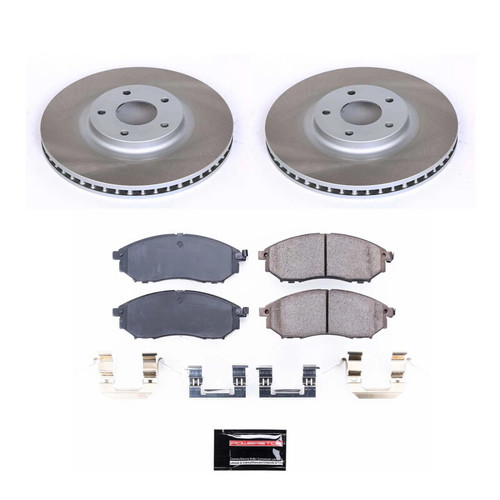 Power Stop 11-14 Nissan Murano Front Semi-Coated Rotor Kit - SC5263 Photo - Primary