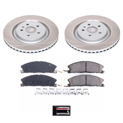 Power Stop 13-19 Lincoln MKT Front Semi-Coated Rotor Kit - SC6374 Photo - Primary