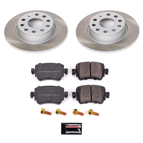 Power Stop 15-22 Volkswagen Passat Rear Semi-Coated Rotor Kit - SC7053 Photo - Primary