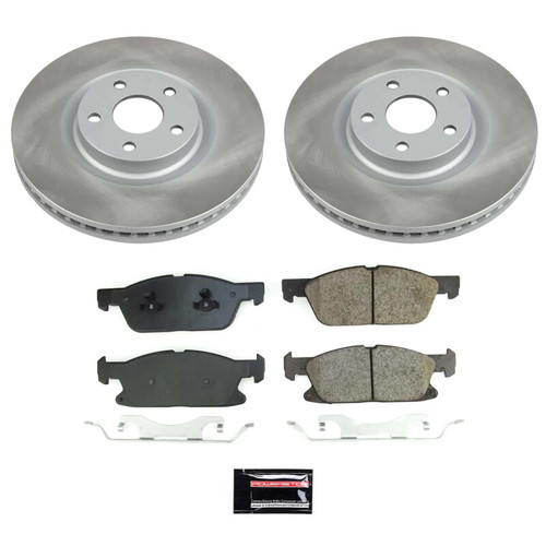 Power Stop 15-20 Ford Edge Front Semi-Coated Rotor Kit - SC7321 Photo - Primary