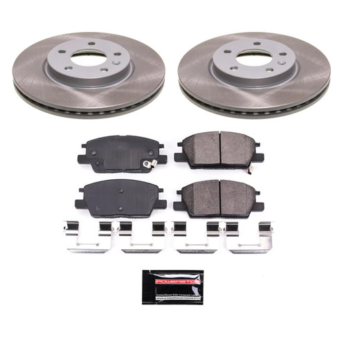 Power Stop 18-21 GMC Terrain Front Semi-Coated Rotor Kit - SC7400 Photo - Primary