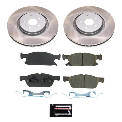 Power Stop 19-21 Lincoln Nautilus Front Semi-Coated Rotor Kit - SC8321 Photo - Primary