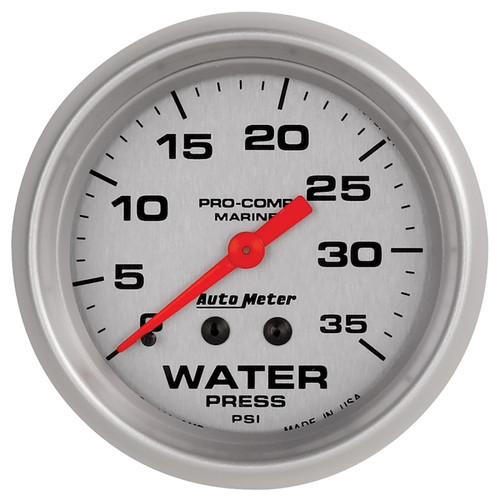 Autometer Ultra-Lite 2 5/8in Mechanical 35 PSI Water Pressure Gauge - 200773-33 Photo - Primary