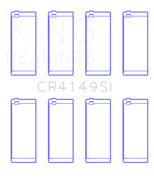 King Engine Bearings G.M.C. Saturn (Size +0.25mm) Connecting Rod Bearing Set - CR4149SI0.25 Photo - Primary