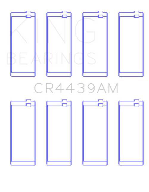 King Engine Bearings BMW M10 (Size +0.25mm) Connecting Rod Bearing Set - CR4439AM0.25 Photo - Primary