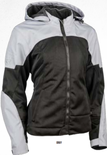 Speed and Strength Starstruck Mesh Jacket Grey/Black Womens - Large - 609921 User 1