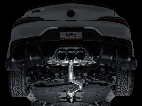 AWE Tuning 2024 Acura Integra Type S DE5 FWD Track Edition Exhaust w/ Triple Chrome Silver Tips - 3020-52335 Photo - Mounted