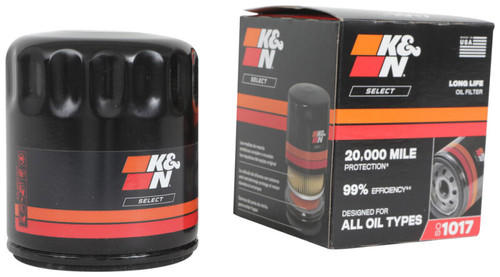 K&N 21-25 Chevrolet Trailblazer 1.2L L3 / 17-24 Alfa Romeo Giulia 2.0L L4 Spin-On Oil Filter - SO-1017 Photo - out of package