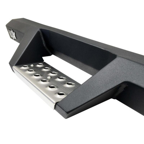 Westin 2024 Toyota Tacoma Double Cab HDX Stainless Drop Nerf Step Bars - Textured Black - 56-127852 Photo - Close Up