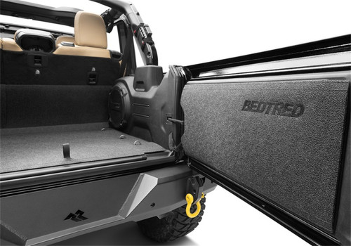 BedRug 18-23 Jeep JL 2-Door 2pc Front Floor BedTred Kit - BTJL18F2 Photo - Mounted