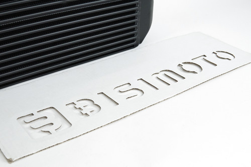 CSF 19-20 Hyundai Veloster N / 17-20 Hyundai i30 N MT Stepped Core Intercooler - Black - 8192B Photo - Close Up